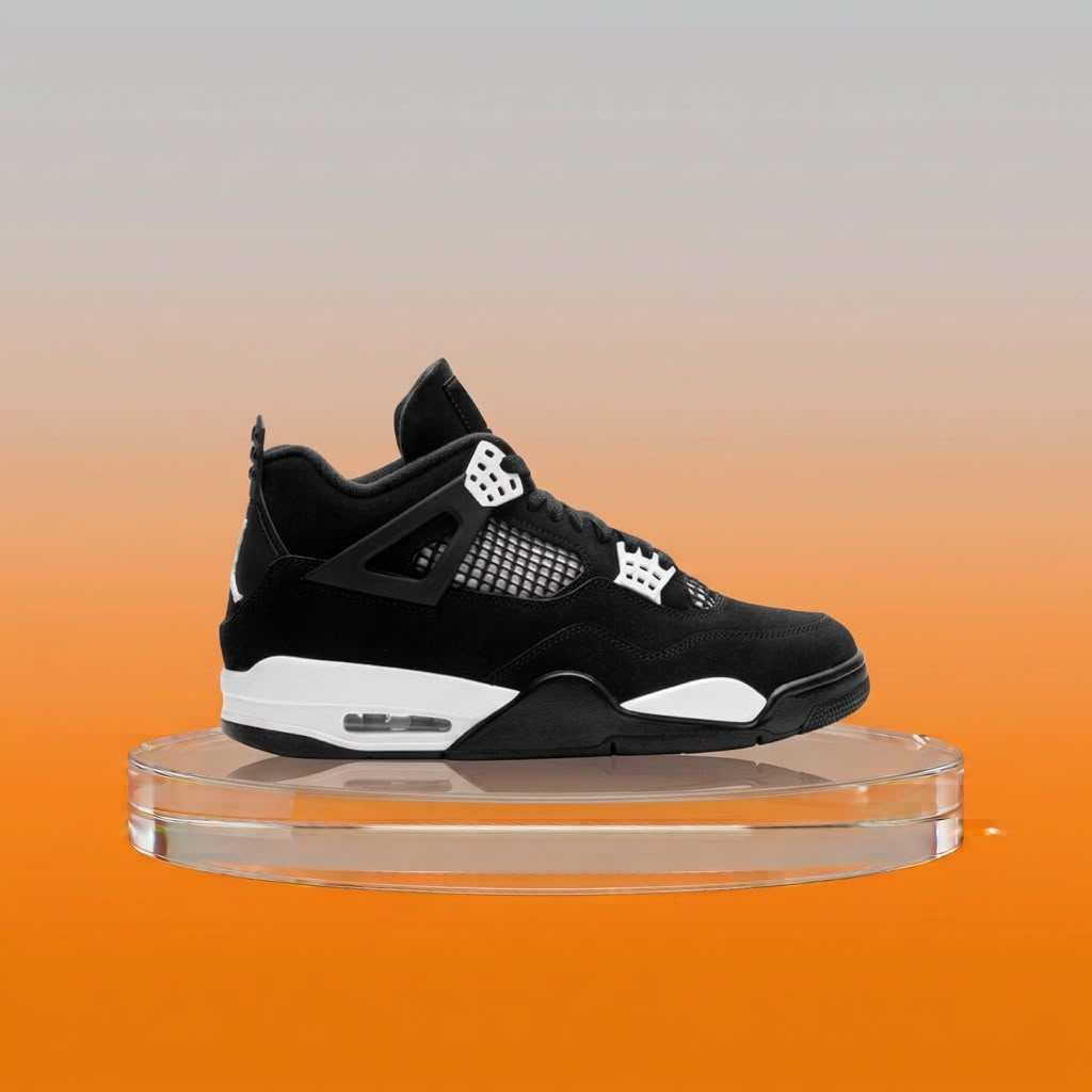 White Thunder Air Jordan 4 Retro